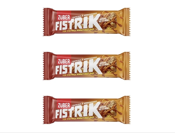 Züber 3’lü Fıstrık Paketi şu an sadece 149,00 TL!
