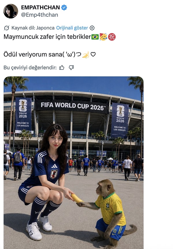 Japonlar maymun hakaretlerine devam ederken...