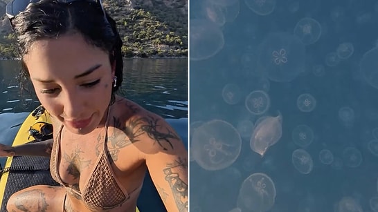 Sea of Jellyfish: Woman Shares Stunning Visual Feast in Crystal-Clear Waters of Oludeniz