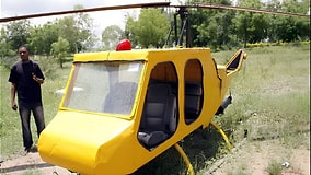 He Built a 12-Meter Helicopter from Scrap Parts Without an Engineering Degree