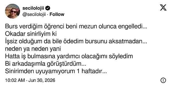 Paylaşım şöyleydi:
