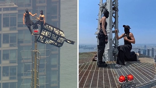 A Movie-Like Proposal on Top of the Empire State Building! It Ended in Arrest