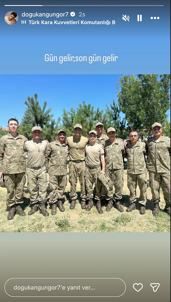 Doğukan Güngör Completes His Military Service, Shares First Post