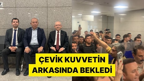 Deniz Göktaş'a Destek İçin Çağlayan Adliyesi'ne Giden Kemal Kılıçdaroğlu Protestoyla Karşılaştı