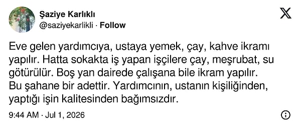 Paylaşım şöyleydi: