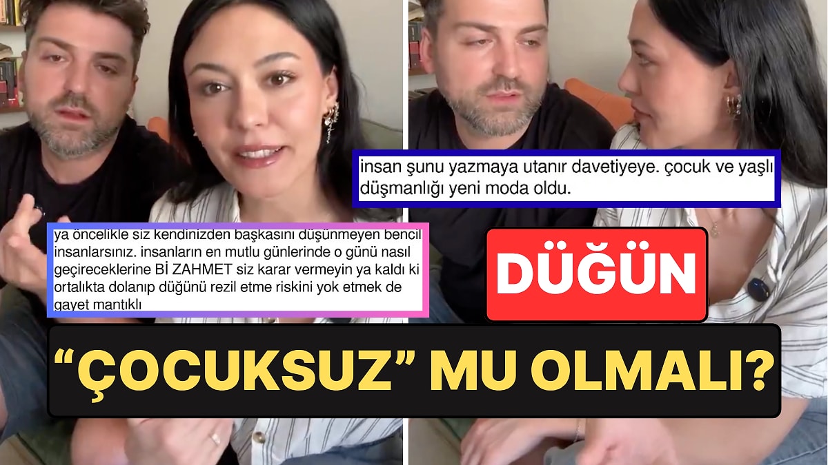"Davetiye İki Kişiliktir": Çocuksuz Düğün Tartışması Sosyal Medyayı İkiye Böldü
