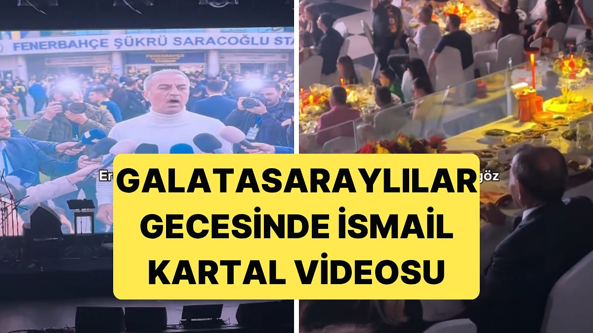 Bodrum'da Düzenlenen Galatasaraylılar Gecesinde İsmail Kartal ve Fenerbahçeli Video Yayınlandı