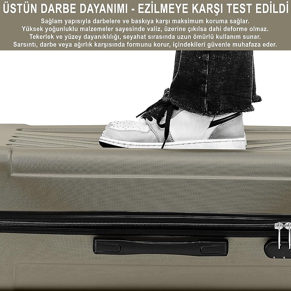 %100 ABS Hammadde ile Darbelere Karşı Üstün Koruma