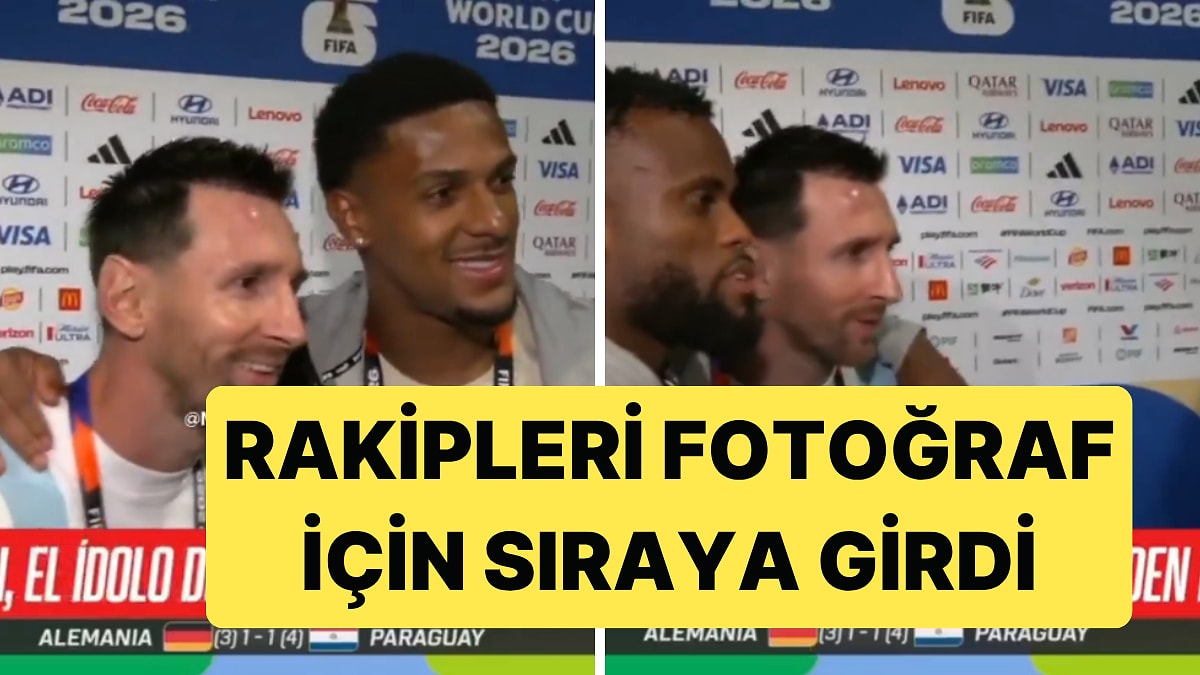 Yeşil Burun Adaları Futbolcuları Maç Sonunda Lionel Messi'yle Fotoğraf Çektirmek İçin Sıraya Girdi