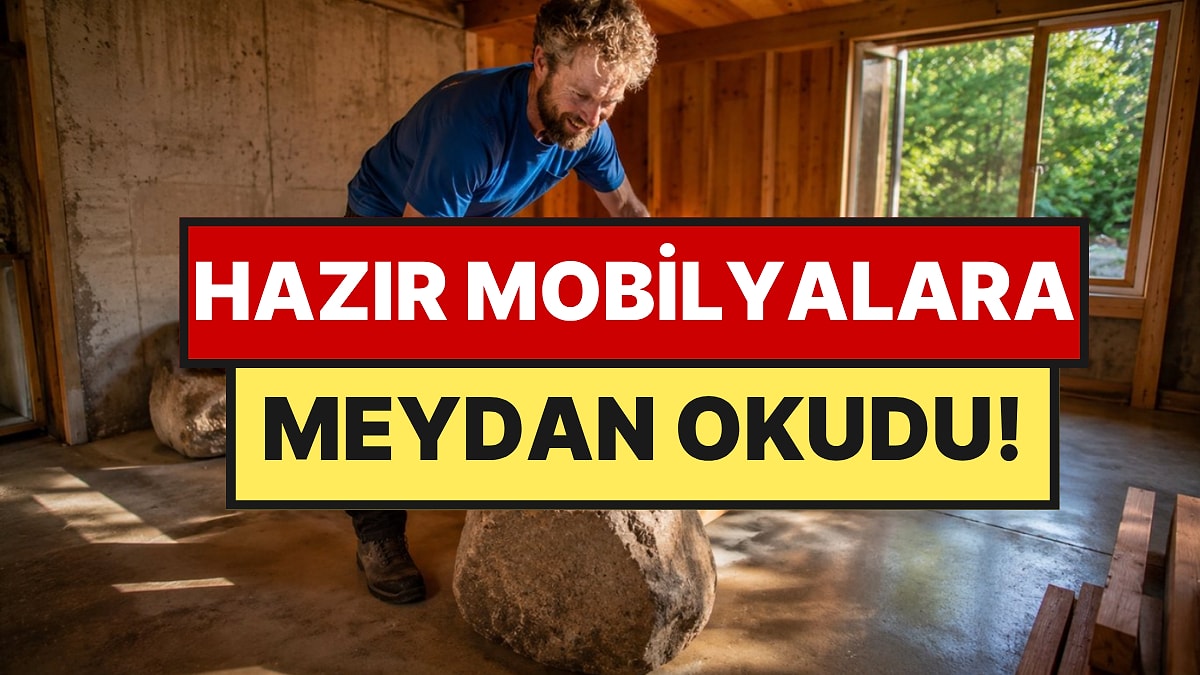 YouTube'dan İlginç Proje: Granit Kayalardan Yatak Yaptı