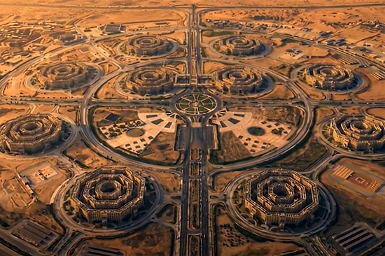 New Desert Military Base Rivals the Pentagon