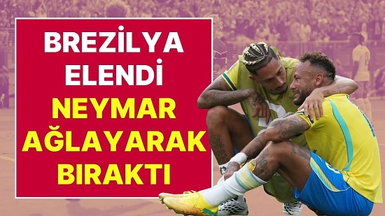 Dünya Kupası'nda Tarihi Gece: Haaland Brezilya'yı Yıktı, Neymar Gözyaşlarıyla Veda Etti