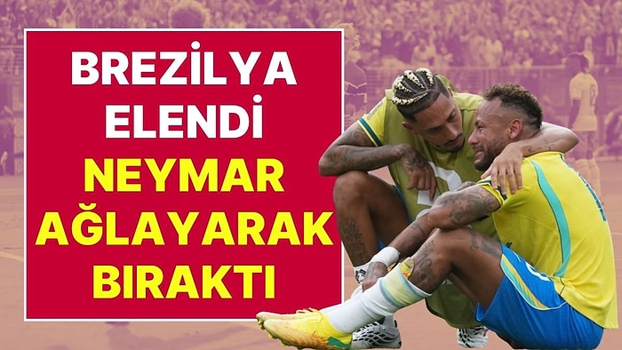 Dünya Kupası'nda Tarihi Gece: Haaland Brezilya'yı Yıktı, Neymar Gözyaşlarıyla Veda Etti