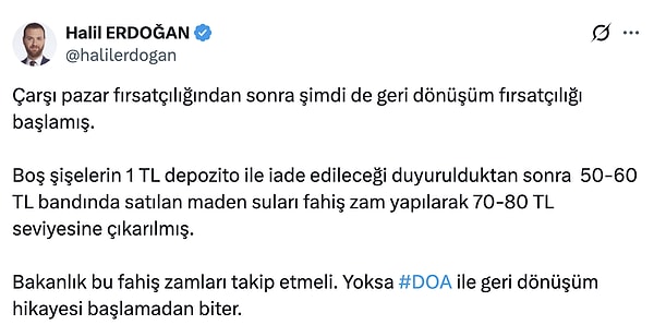 Bunu dönüşüm fırsatçılığı olarak görenler de var.