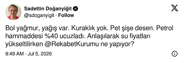 Maliyet artışının söz konusu olmadığını düşünenler de var.