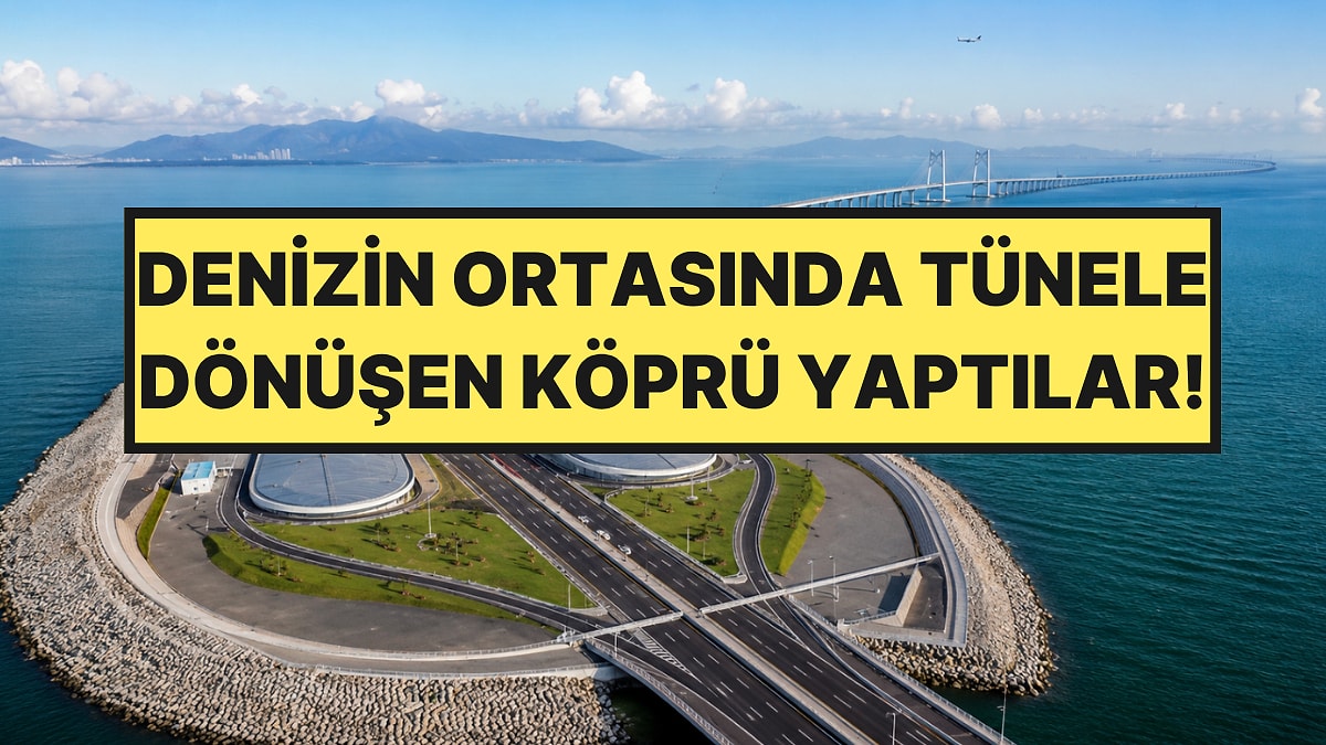 80 Bin Tonluk Bloklar Kullandılar: Denizin Ortasında Tünele Dönüşen Köprü Yaptılar