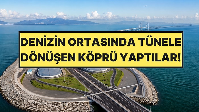 80 Bin Tonluk Bloklar Kullandılar: Denizin Ortasında Tünele Dönüşen Köprü Yaptılar
