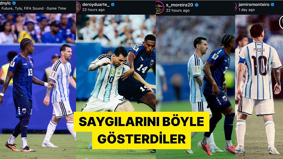 Yeşil Burun Adaları Futbolcularının Arjantin Maçının Ardından Yaptıkları Paylaşımlar Dikkat Çekti