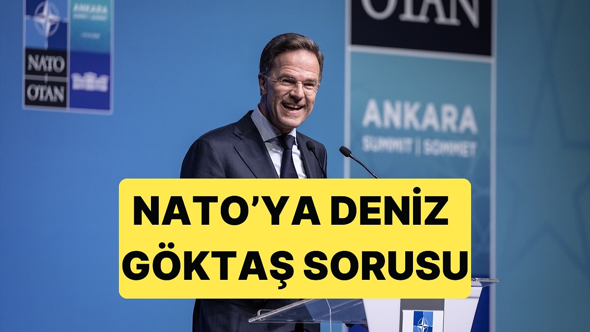 NATO Genel Sekreteri Mark Rutte'ye Ankara'da Deniz Göktaş Sorusu Yöneltildi