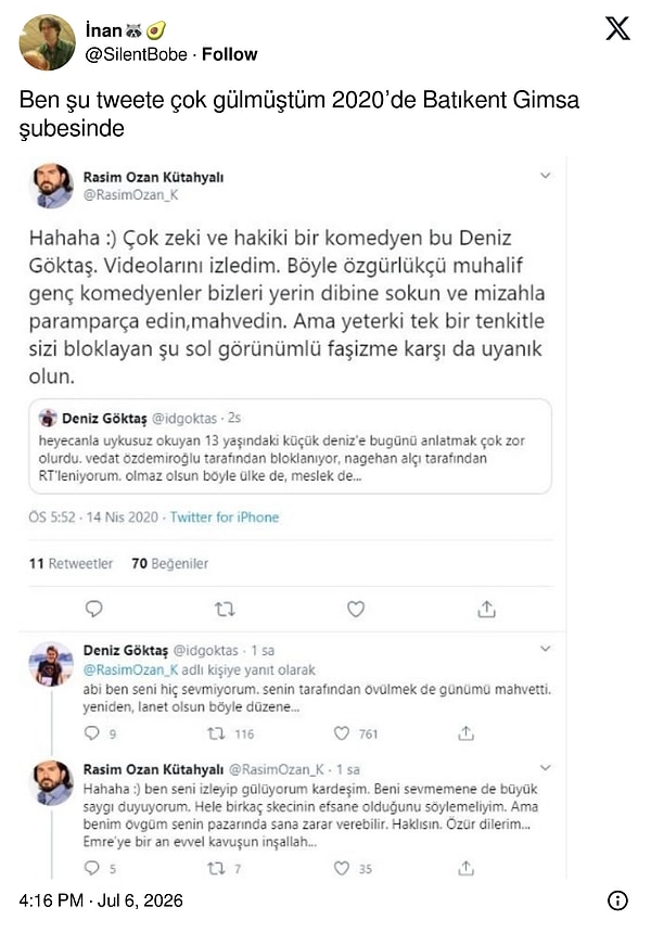 2020 yılında yapılan o yazışma bugün bile okuyanları bir kez daha güldürdü: