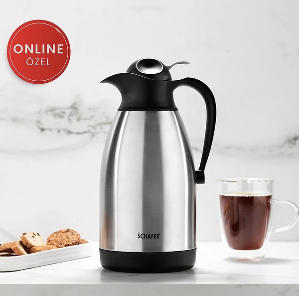 Schafer Çelik Termos Premium üyelerine özel ek 500 TL kupon avantajıyla net 606 TL!