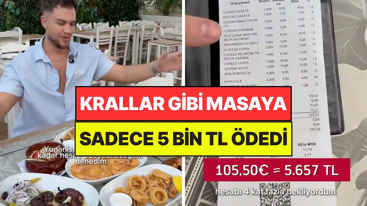Yunanistan’da Ziyafet, Bodrum’da Kuver: Tatil Destinasyonları Arasındaki Fiyat Farkı Gündem Oldu