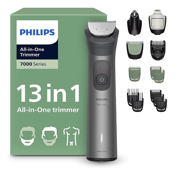 Philips 13'ü 1 Arada Erkek Bakım Seti 2.138,02 TL yerine %16 indirimle net 1.799,00 TL!