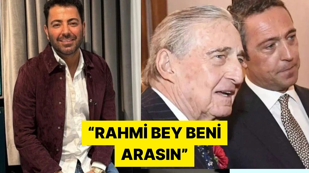 Ersan Diamond Ali Koç'un Yeğeni Olduğunu İddia Eden Kişiden Gelen Mesajı Paylaştı