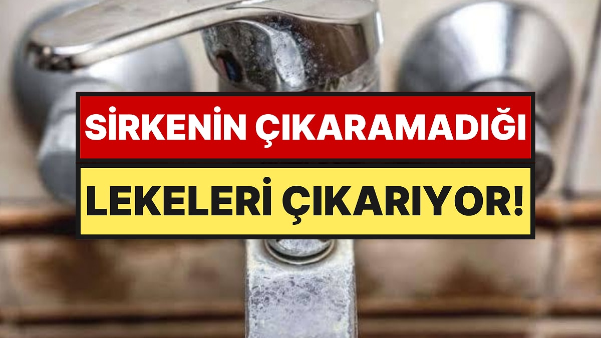 Ne Sirke Ne Limon: Evinizdeki 1 Malzeme Musluğu Yeniden Parlak Hale Getiriyor