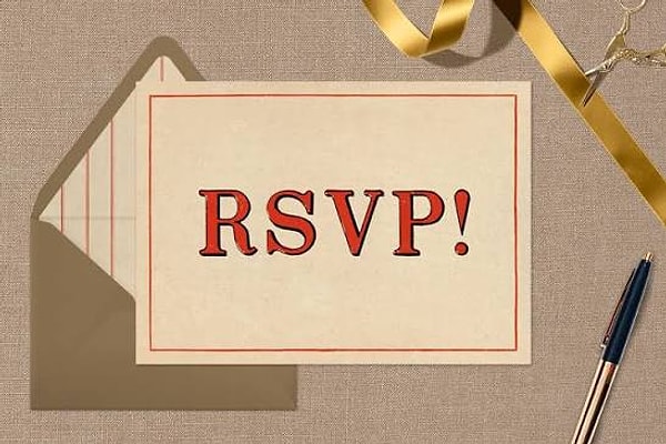 RSVP neden bu kadar önemli ve nasıl doğru yanıt verilir?