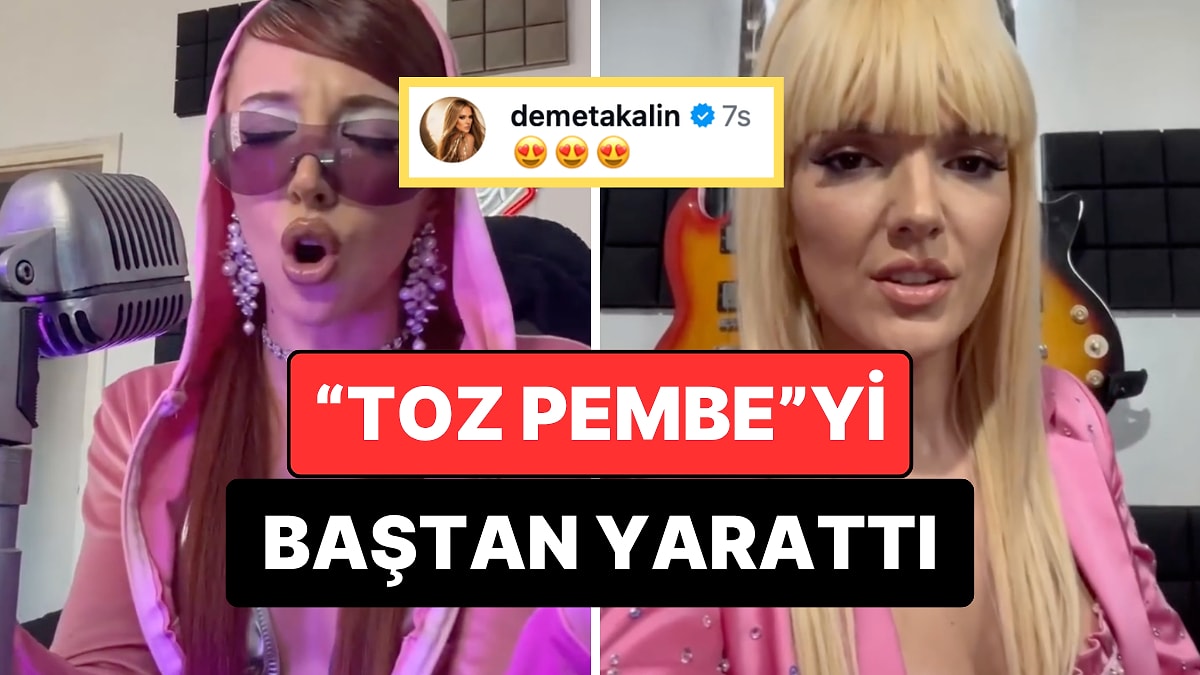 Yapay Zeka Sanatçısı Nazmi Özdil, Manifest ve Demet Akalın'ın "Toz Pembe"sini İngilizce Rap'le Buluşturdu