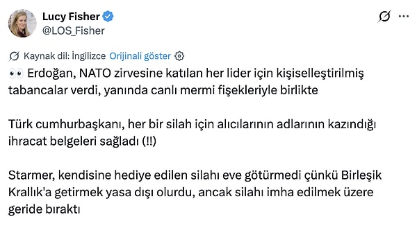 İngiltere Başbakanı silahı götüremedi. Pek çok ülke ise silahı etkisiz hale getirdikten sonra sergileyecek.