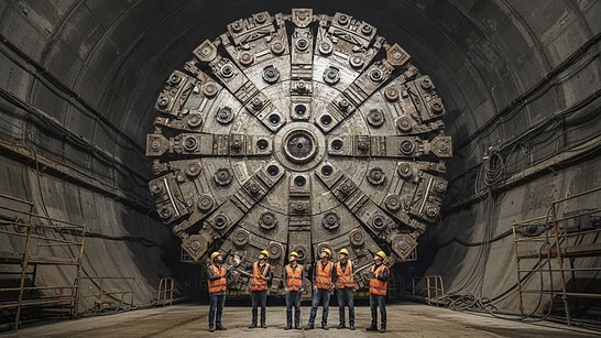 They Dug a Tunnel Under a River With a 17-Meter Giant Machine: It Became the World’s Largest