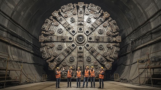 They Dug a Tunnel Under a River With a 17-Meter Giant Machine: It Became the World’s Largest
