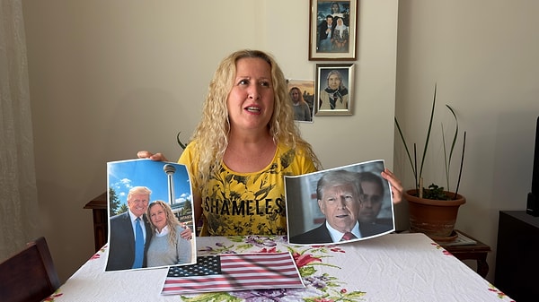 Necla Özmen, who drew attention with her resemblance to Trump, became a global sensation with her claim of "My father is Trump."