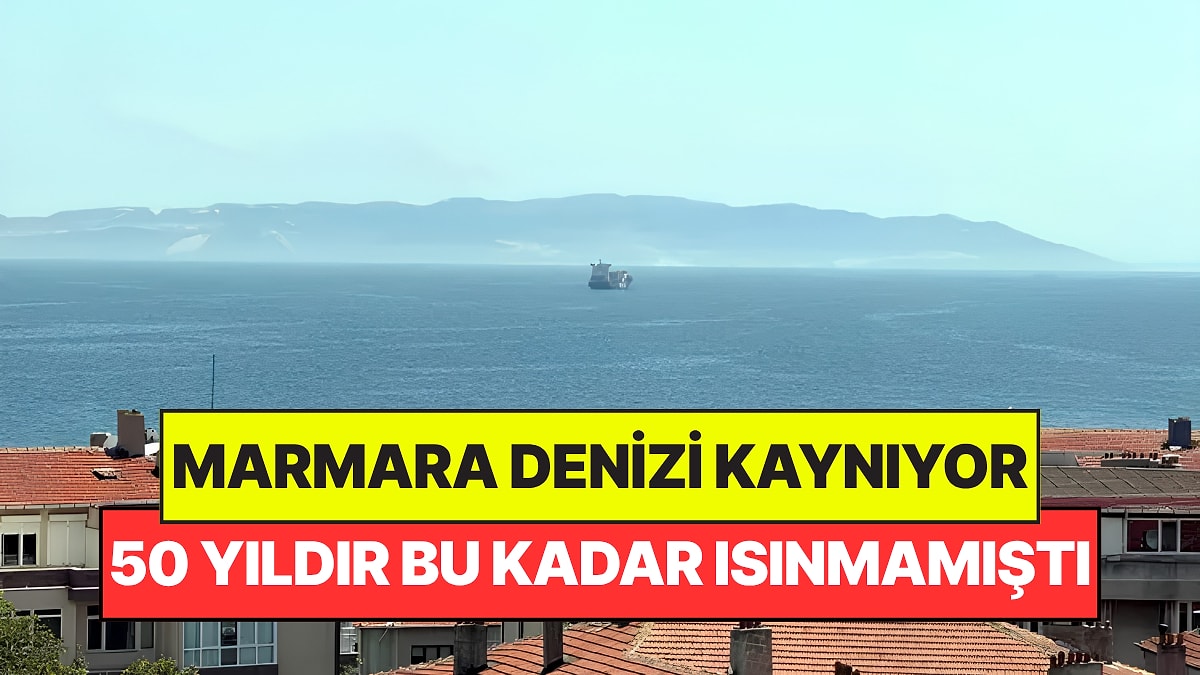 Marmara Denizi Kaynıyor: Son 50 Yılın En Yüksek Sıcaklığına Ulaştı