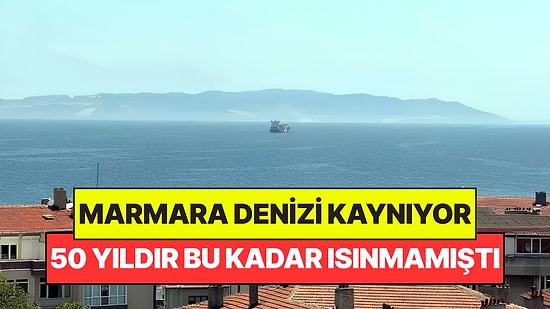 Marmara Denizi Kaynıyor: Son 50 Yılın En Yüksek Sıcaklığına Ulaştı