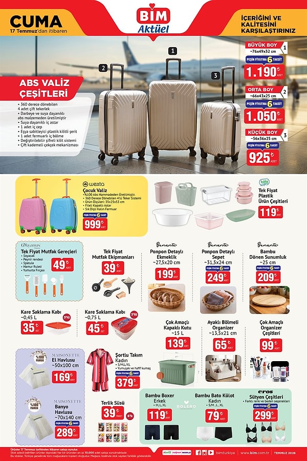 ABS Büyük Boy Valiz 1.190 TL