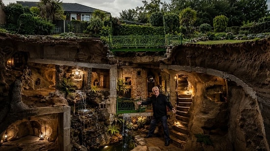 He Dug Beneath His Home for 30 Years and Built a Secret World in His Backyard