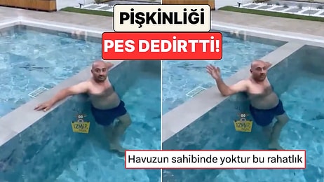 İzmir'de Sakini Olmadığı Sitenin Havuzuna Girerken Yakalanan Adamın Rahatlığı Sinir Bozdu