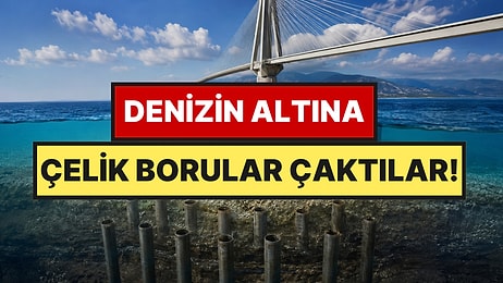 Denizin Altına Çelikten Orman Kurdular: 200 Tane Boruyu Kazık Gibi Sapladılar