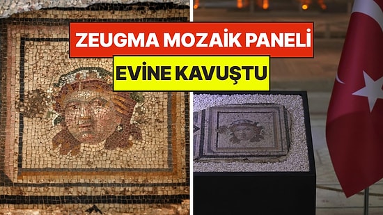 ABD'den İade Edilen Meşhur Zeugma Mozaik Paneli Nihayet Evine Kavuştu