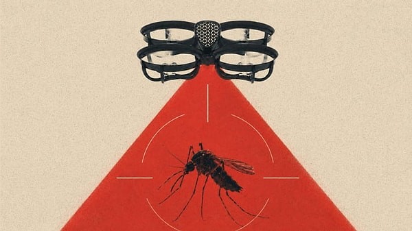 Kontrollü bir iç mekan simülasyonunda gerçekleştirilen testte, mikro-drone herhangi bir insan müdahalesi veya manuel pilot kontrolü olmaksızın uçan bir güveyi hedef aldı: