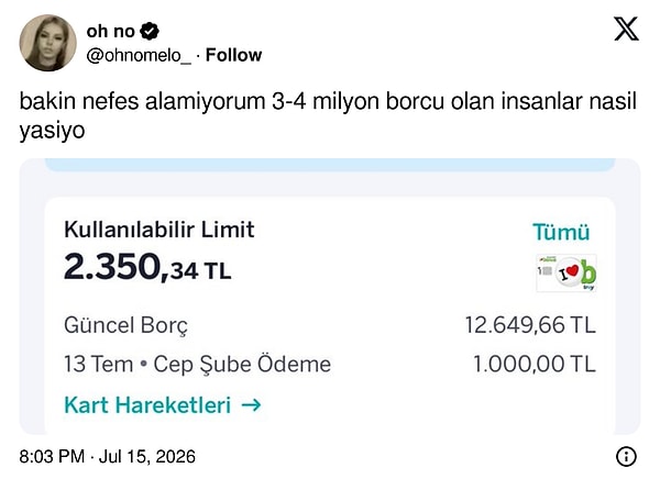 Her şey X'te yapılan bu paylaşımla başladı. 👇