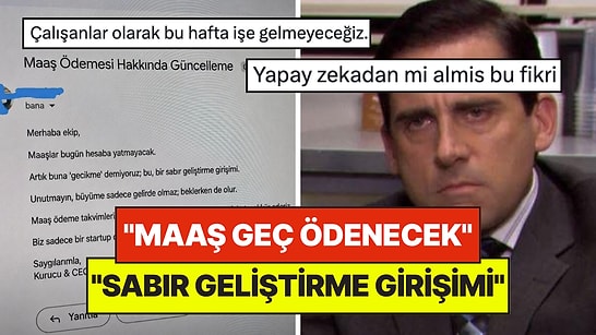 Bir İş Yerinde Maaşın Geç Ödenmesine Sunduğu Bahaneyle Herkesi Sinirlendiren Patron