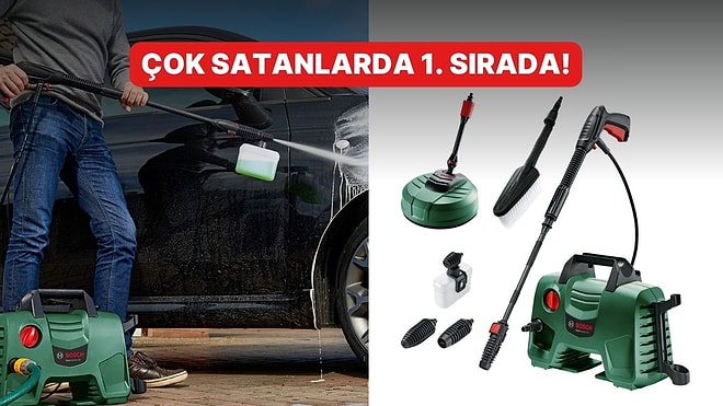 Arabasını ve Bahçesini Gözü Gibi Sevenlerin Yeni Favorisi: Bosch Yüksek Basınçlı Yıkama Makinesi İndirimde!