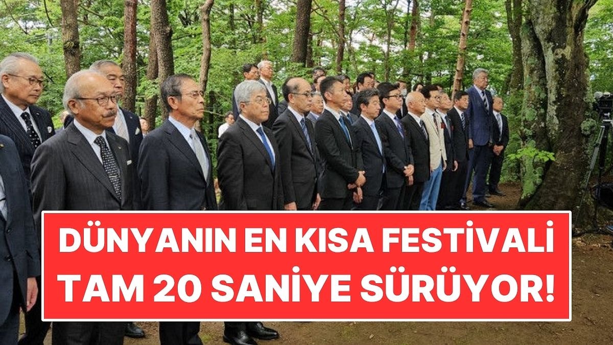 Başlamasıyla Bitmesi Bir! Dünyanın En Kısa Festivali 20 Saniye Sürüyor