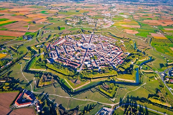 Palmanova was designed both as an ideal city and a defense mechanism.