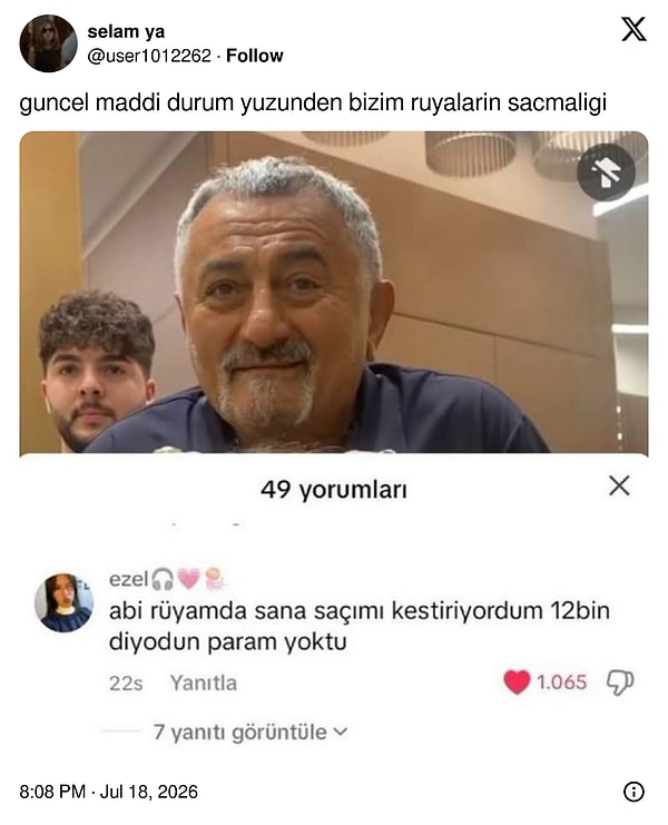 Eskiden kabuslarımızda yaratık görürdük, şimdi fatura görüyoruz.