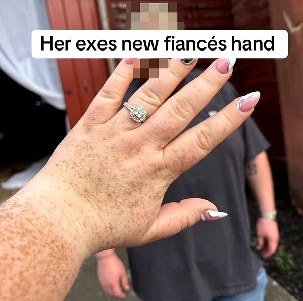 So, how do you think he got the ring from his former fiancée?